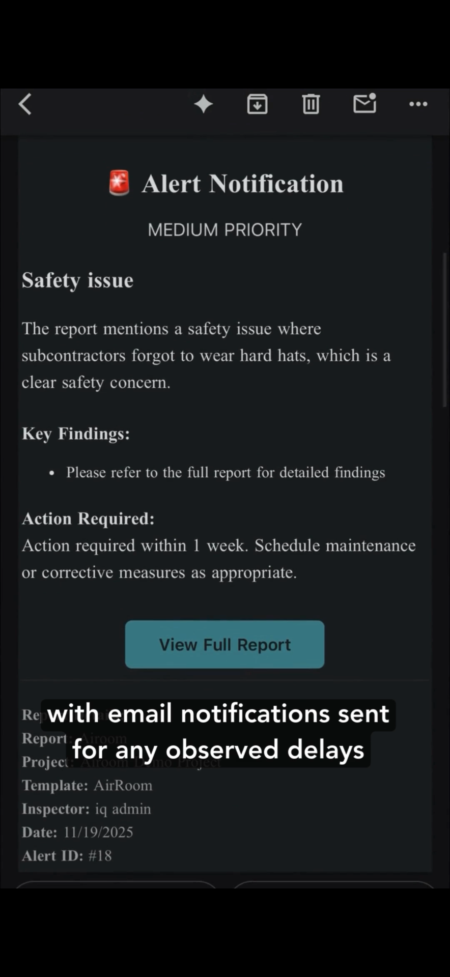 Delay & Progress Alerts Dashboard - 1