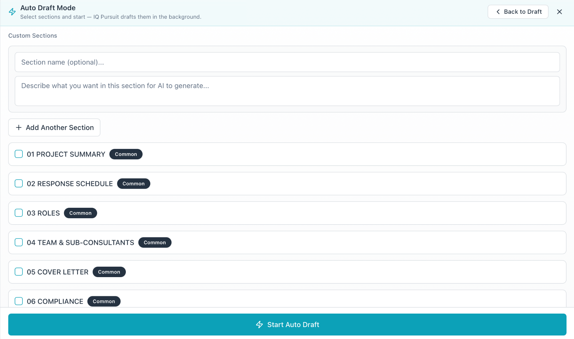 Auto Draft Mode - 2