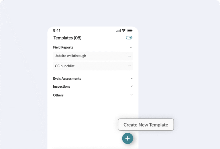 Template Builder Interface